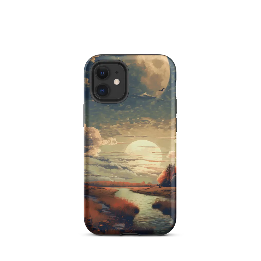 Whispers of Dusk: A Tranquil River Landscape