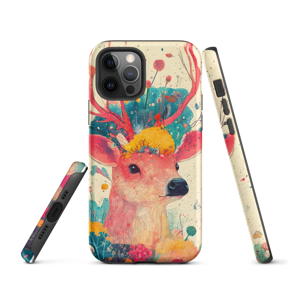 Whimsical Harmony: A Deer in Bloom