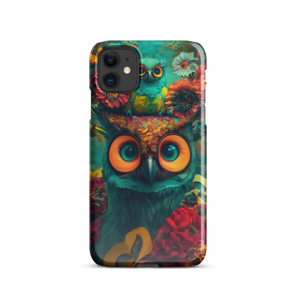 Majestic Harmony: The Floral Owl
