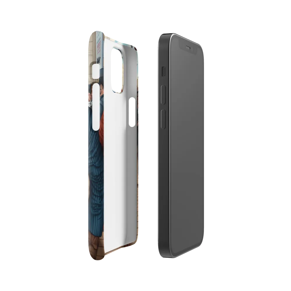 Caught in Tension | Phone Case |  12 Mini | Snap Case | Glossy
