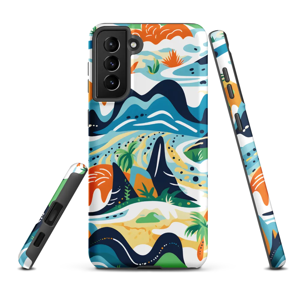 Abstract Tropical Landscape