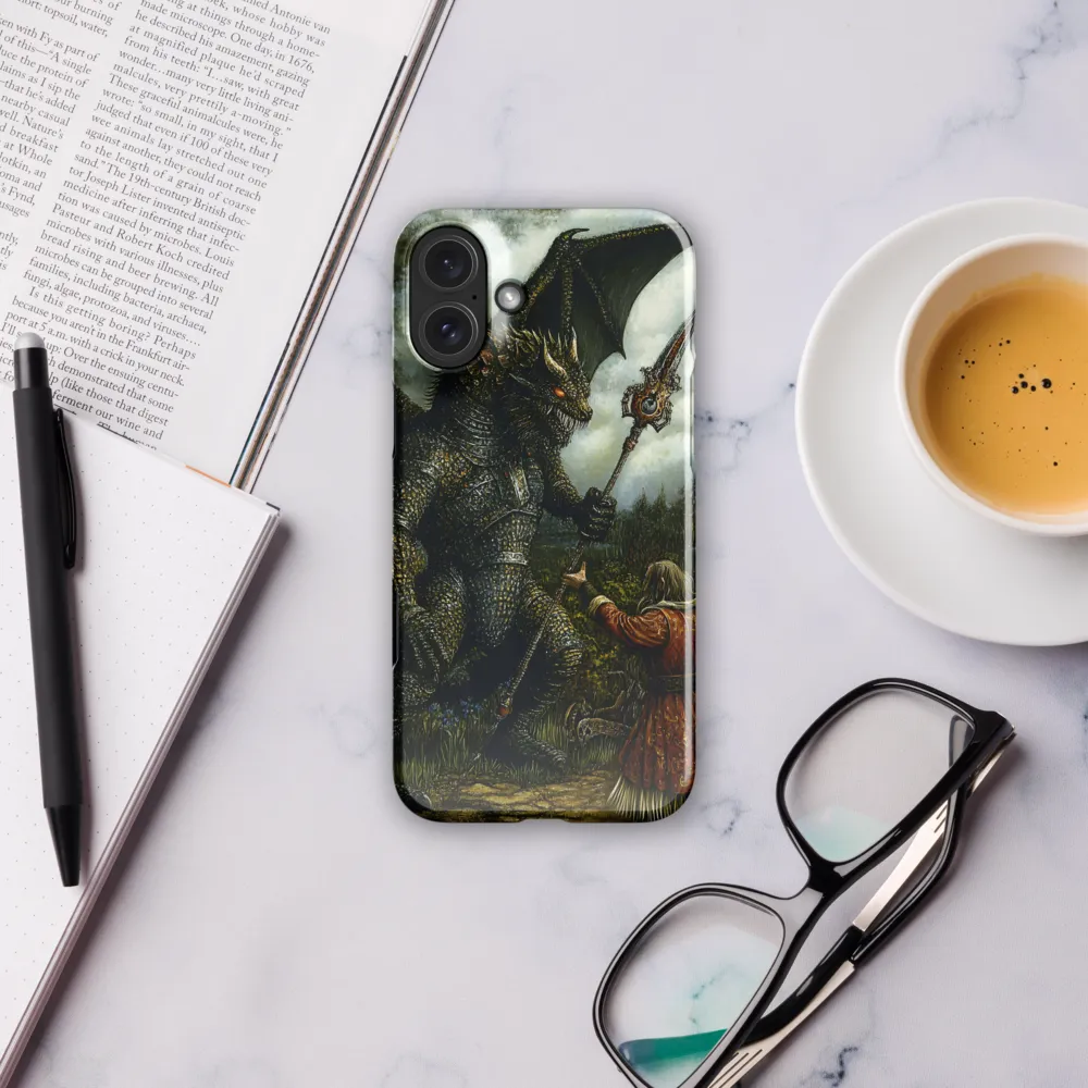 The Confrontation: Dragon vs. Wizard | Phone Case |  16 Plus | Snap Case | Glossy
