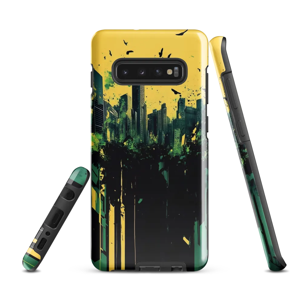 Urban Serenity: A Surreal Landscape | Phone Case |  S10 Plus | Tough Case | Glossy