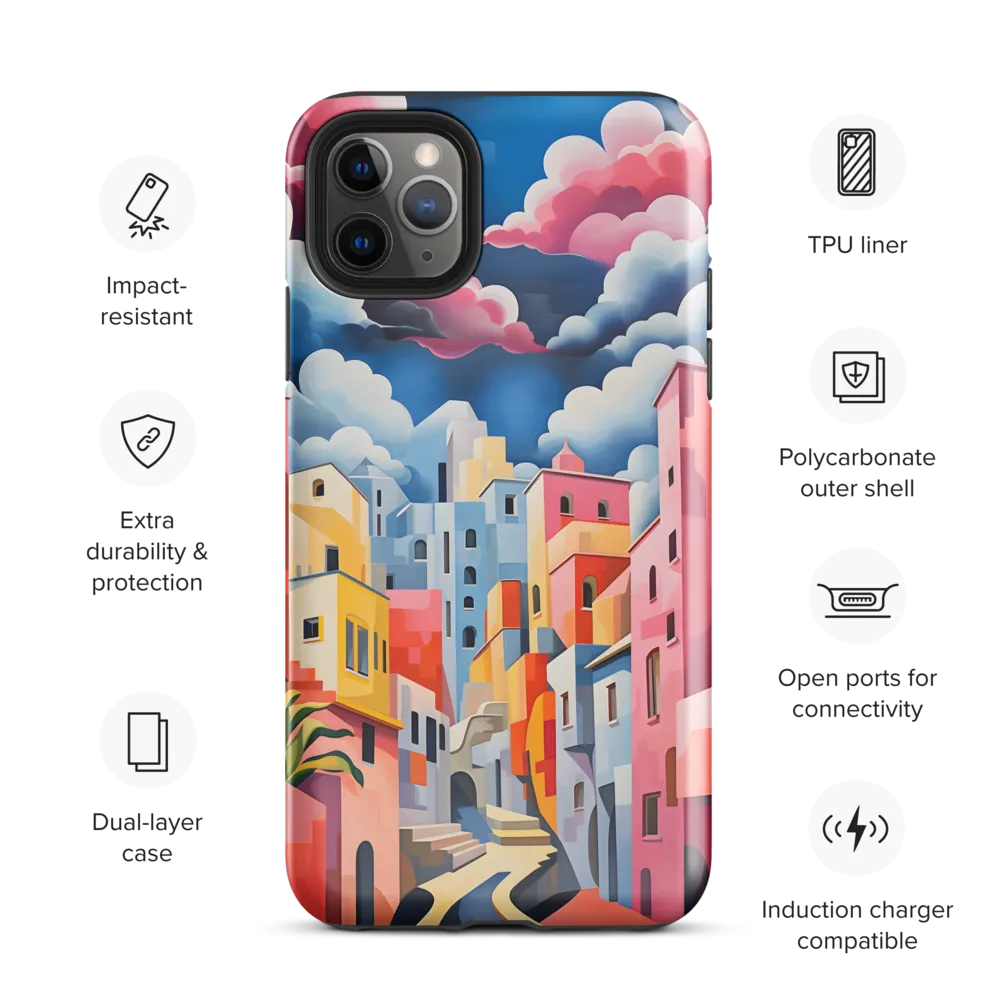 Whimsical Cityscape | Phone Case |  11 Pro Max | Tough Case | Glossy