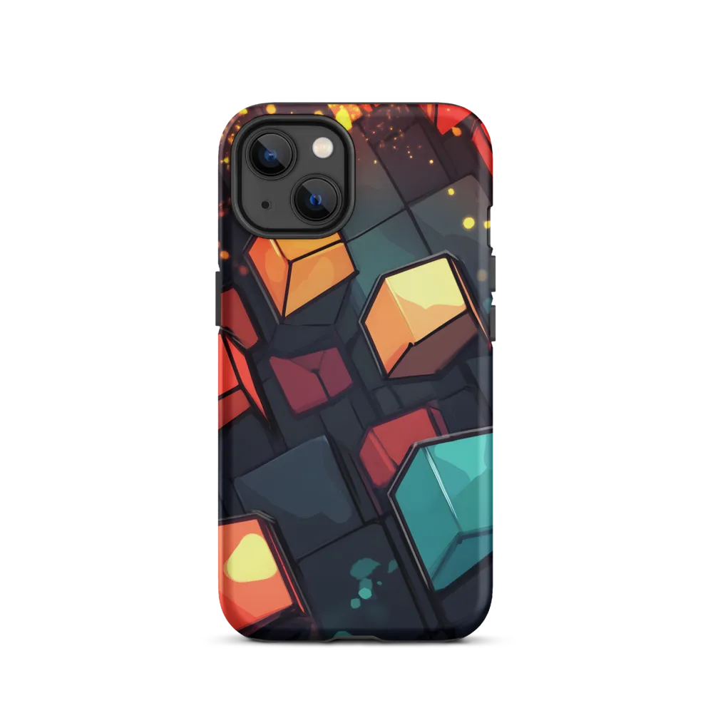 Illuminated Geometry | Phone Case |  13 | Tough Case | Matte