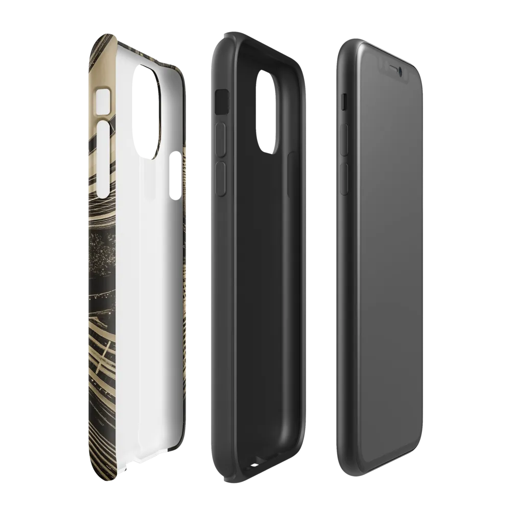 Urban Symphony: Aerial Perspective of City Life | Phone Case |  11 | Tough Case | Matte