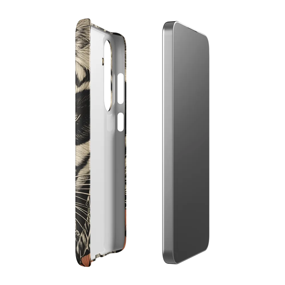Feline Majesty: The Human-Leopard Connection | Phone Case |  S24 Plus | Snap Case | Matte