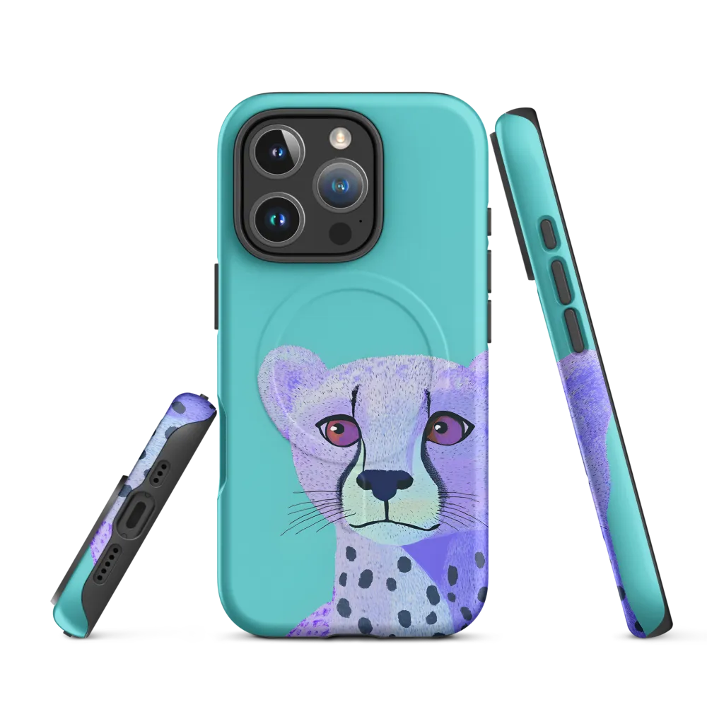 Curious Cheetah | Phone Case |  16 Pro | MagSafe® Tough Case | Matte