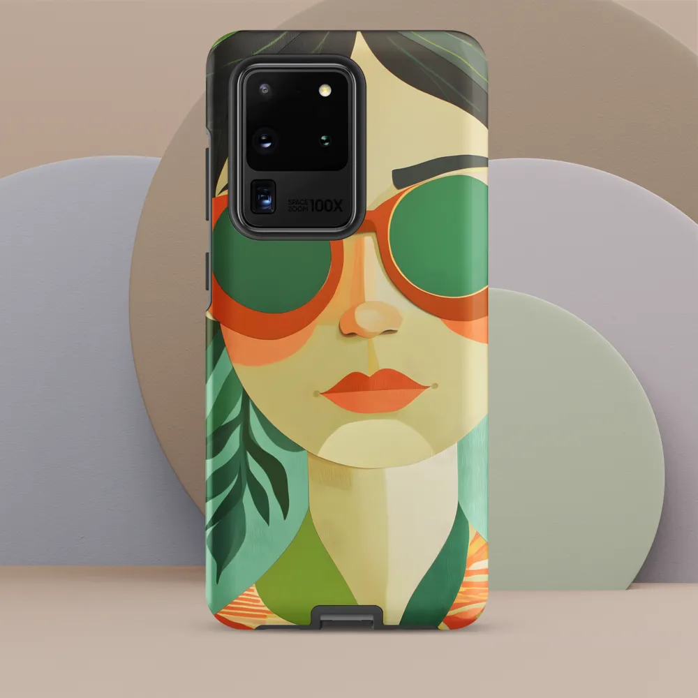 Bold Serenity: A Modern Portrait