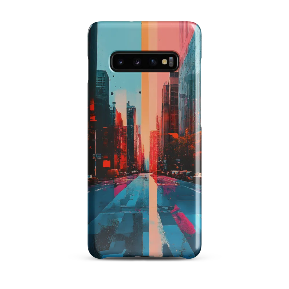 Urban Symphony: A Surreal Encounter | Phone Case |  S10 Plus | Snap Case | Glossy