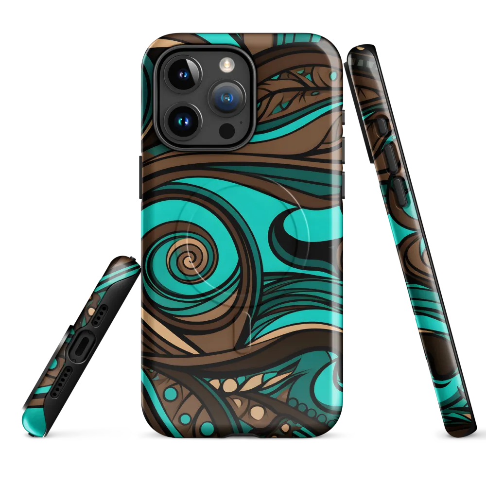 Fluctuating Currents | Phone Case |  15 Pro Max | MagSafe® Tough Case | Glossy