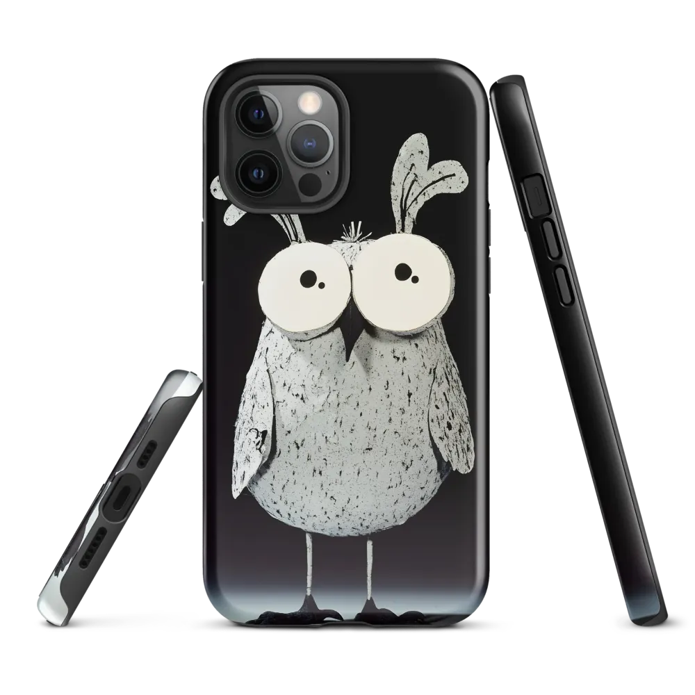 Whimsical Owl in Paper Cutout | Phone Case |  12 Pro Max | Tough Case | Glossy