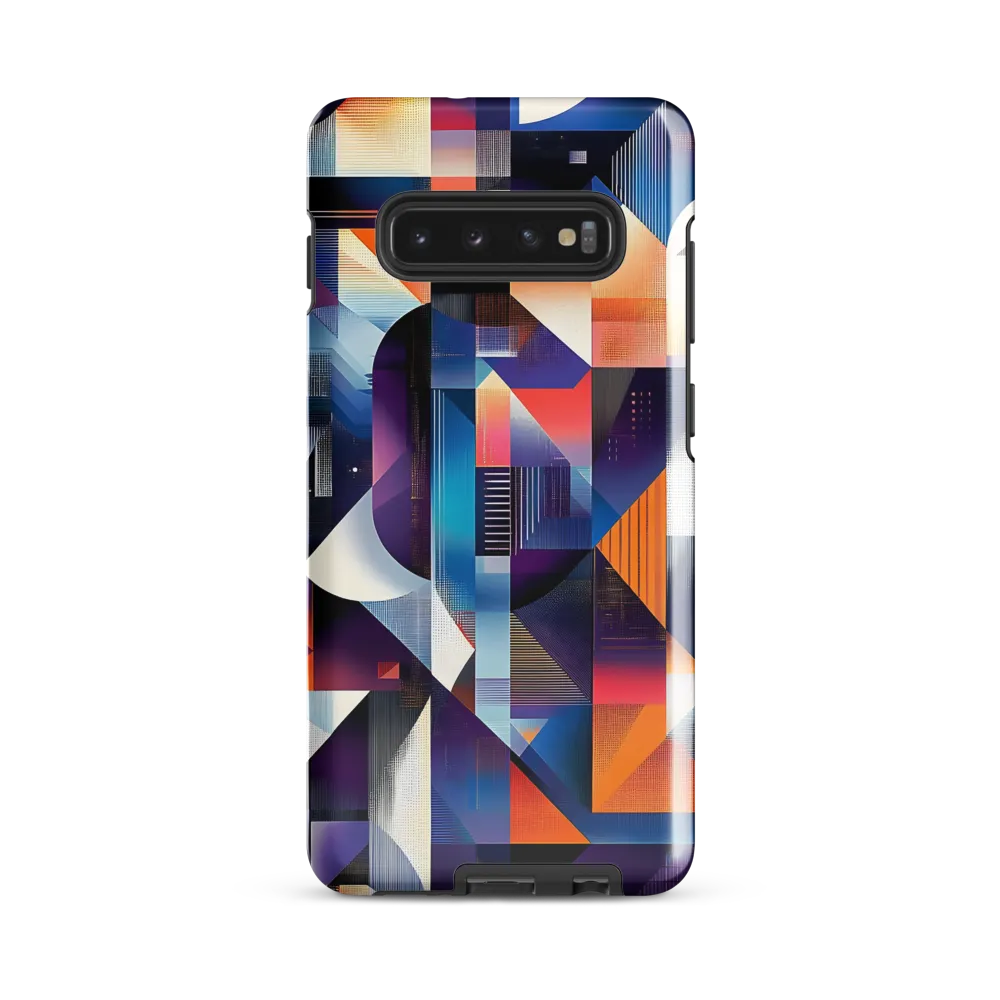 Geometric Symphony | Phone Case |  S10 Plus | Tough Case | Glossy