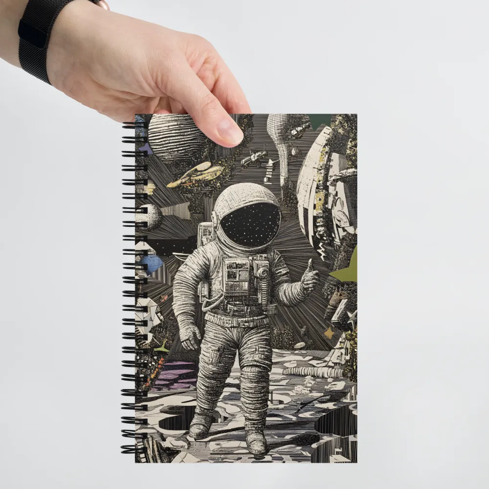 Beyond the Stars: The Astronaut's Voyage | Spiral Notebook