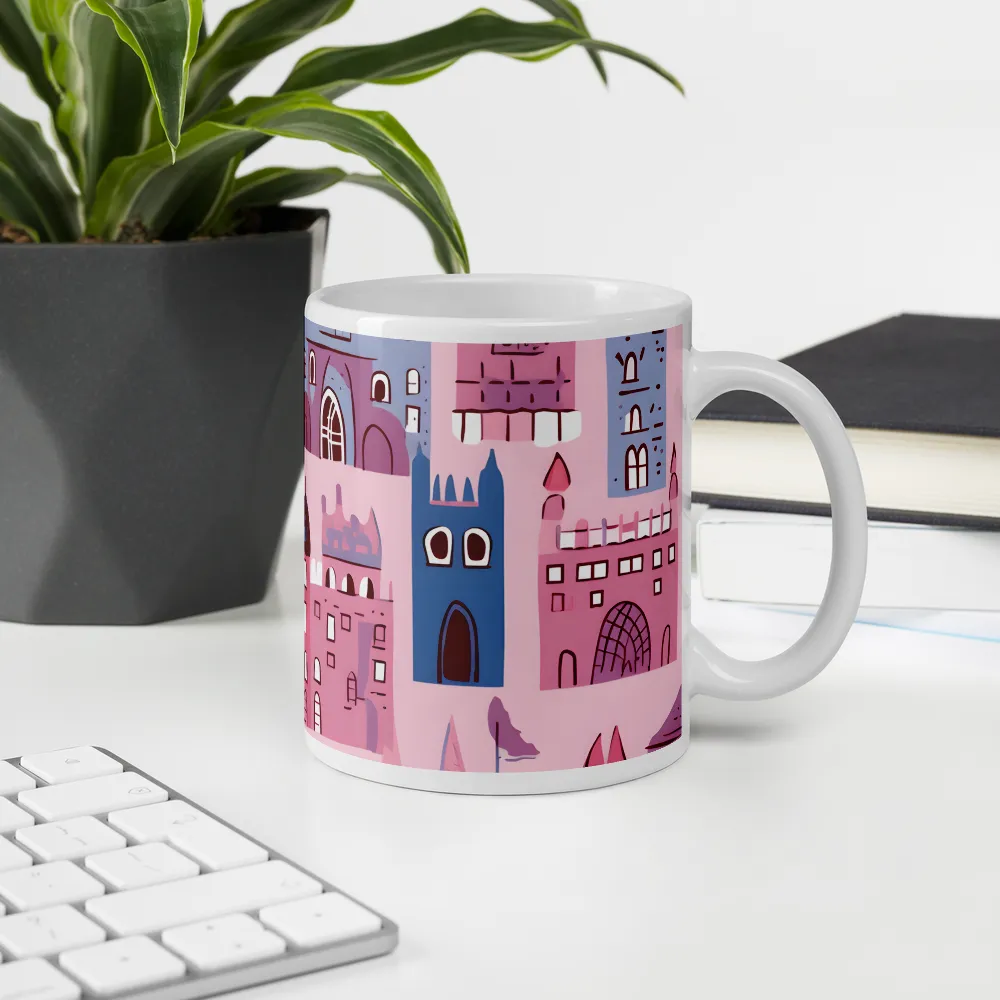 Whimsical Castles: A Playful Tapestry | Mugs | Multiple Sizes & Colors