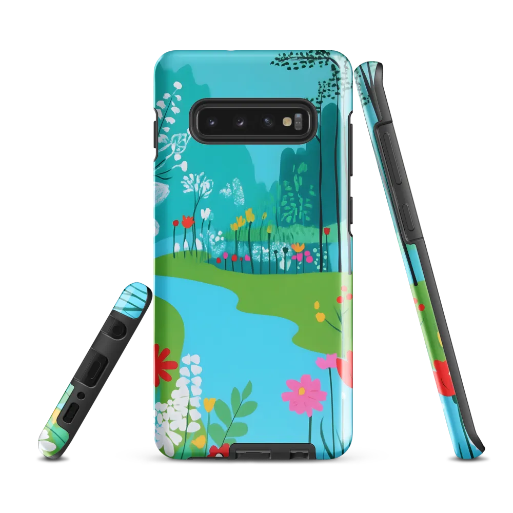 Whispers of Spring: A Colorful Retreat | Phone Case |  S10 Plus | Tough Case | Glossy