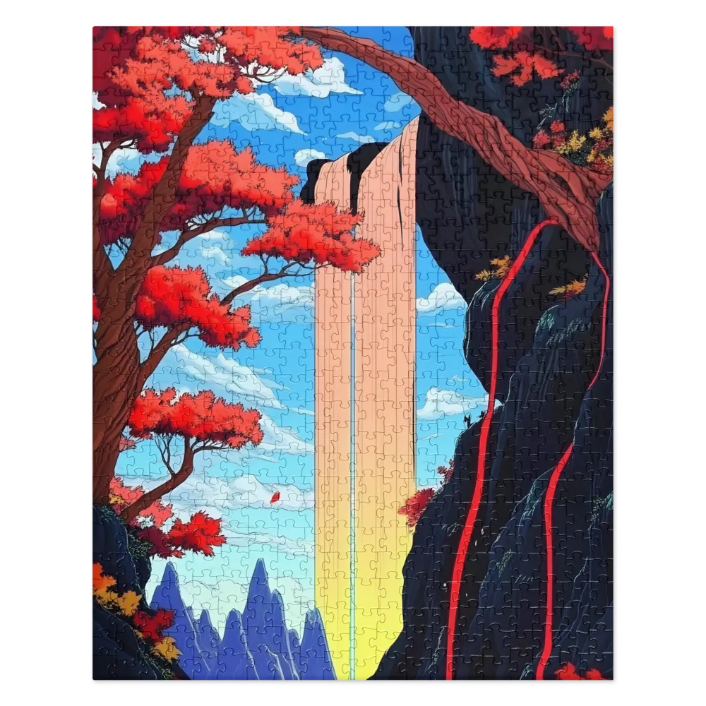 Cascade of Serenity | Jigsaw Puzzle | 520 pieces