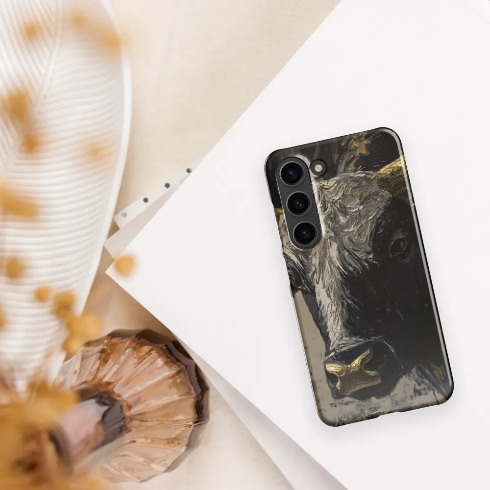 Majestic Bull: The Power in Black and Gold