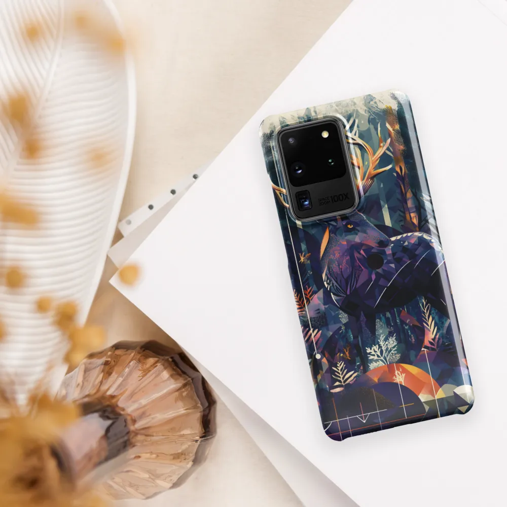 Majestic Serenity: A Geometric Forest Encounter