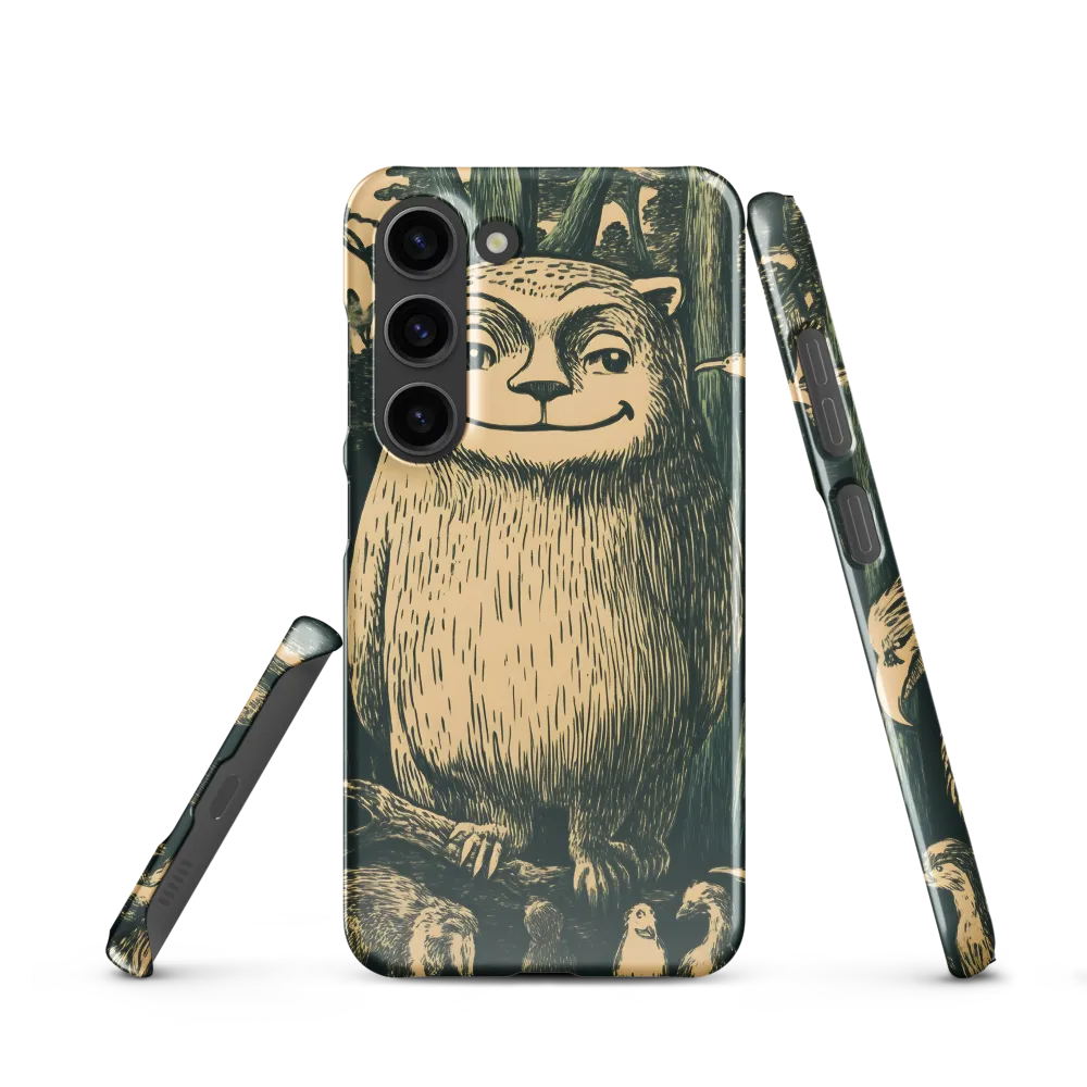 Forest Guardian: A Whimsical Encounter | Phone Case |  S23 | Snap Case | Glossy