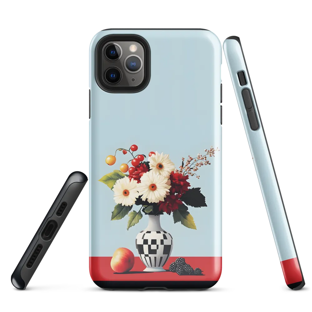 Floral Symphony: A Modern Still Life | Phone Case |  11 Pro Max | Tough Case | Glossy