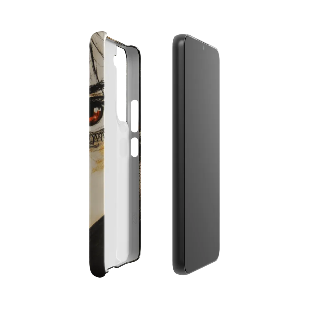 Gaze of Intensity | Phone Case |  S22 | Snap Case | Glossy