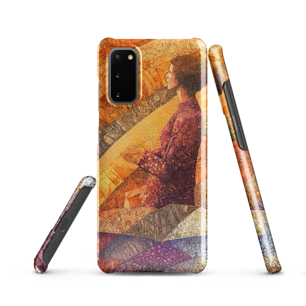 Whispers of Contemplation | Phone Case |  S20 | Snap Case | Glossy