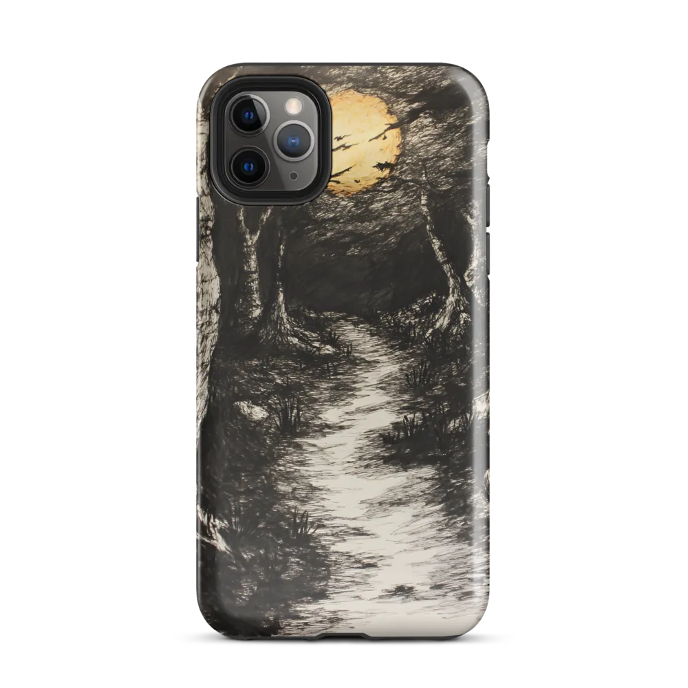 Moonlit Path Through the Enigmatic Forest | Phone Case |  11 Pro Max | Tough Case | Glossy