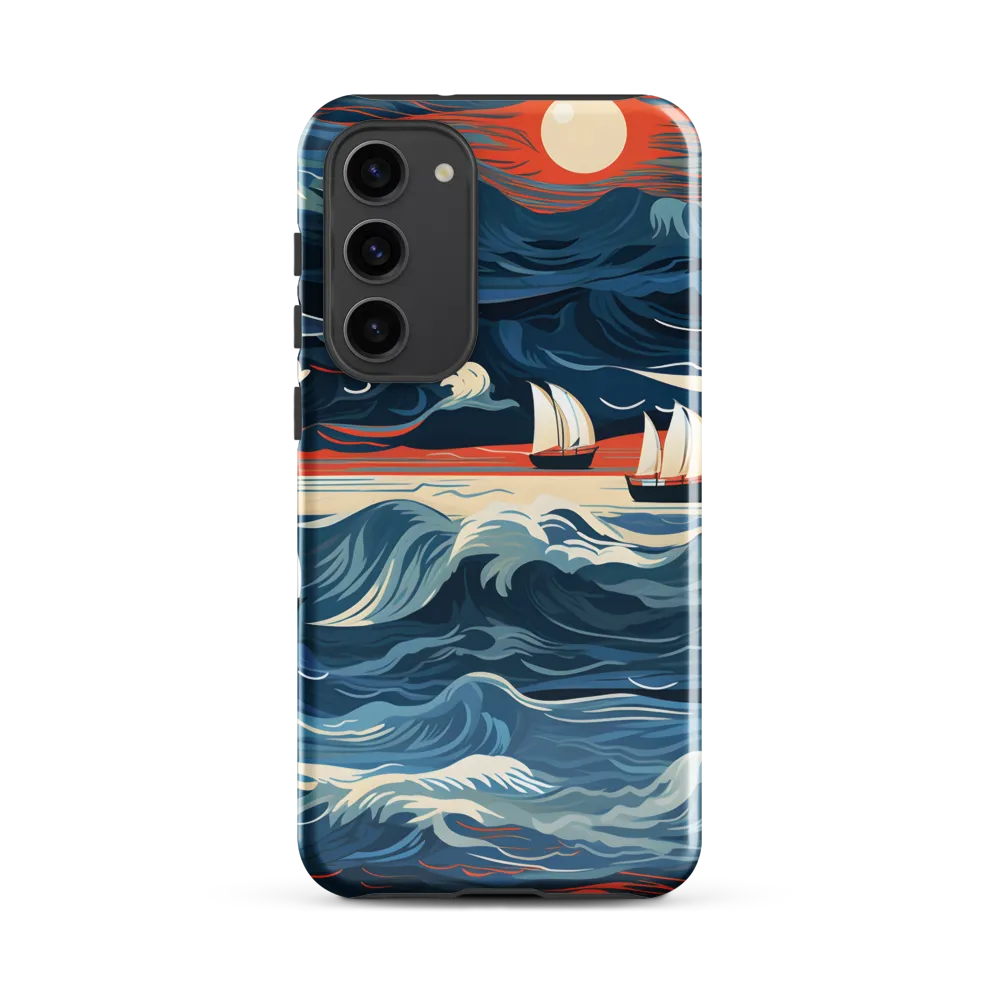 Ocean Whispers: A Voyage at Dusk