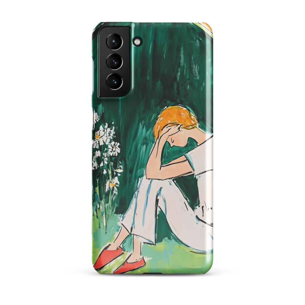 Silent Sorrow | Phone Case |  S21 Plus | Snap Case | Glossy