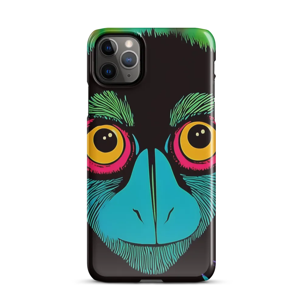 Whimsical Monkey Reflection | Phone Case |  11 Pro Max | Snap Case | Glossy