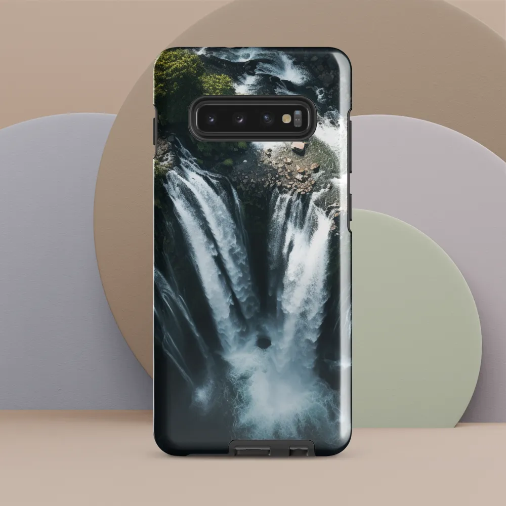 Nature's Power: The Cascading Waterfall | Phone Case |  S10 Plus | Tough Case | Glossy