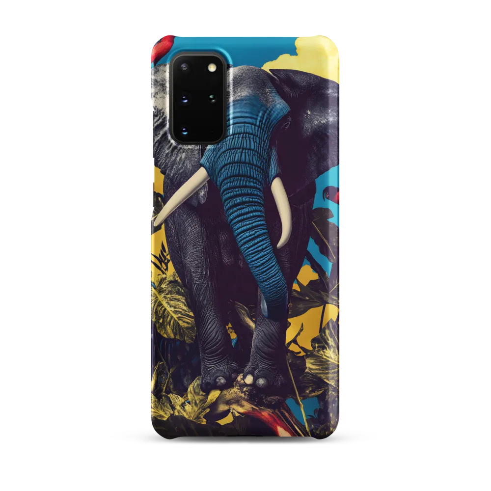 Elephant Dreams in Vibrant Colors | Phone Case |  S20 Plus | Snap Case | Matte