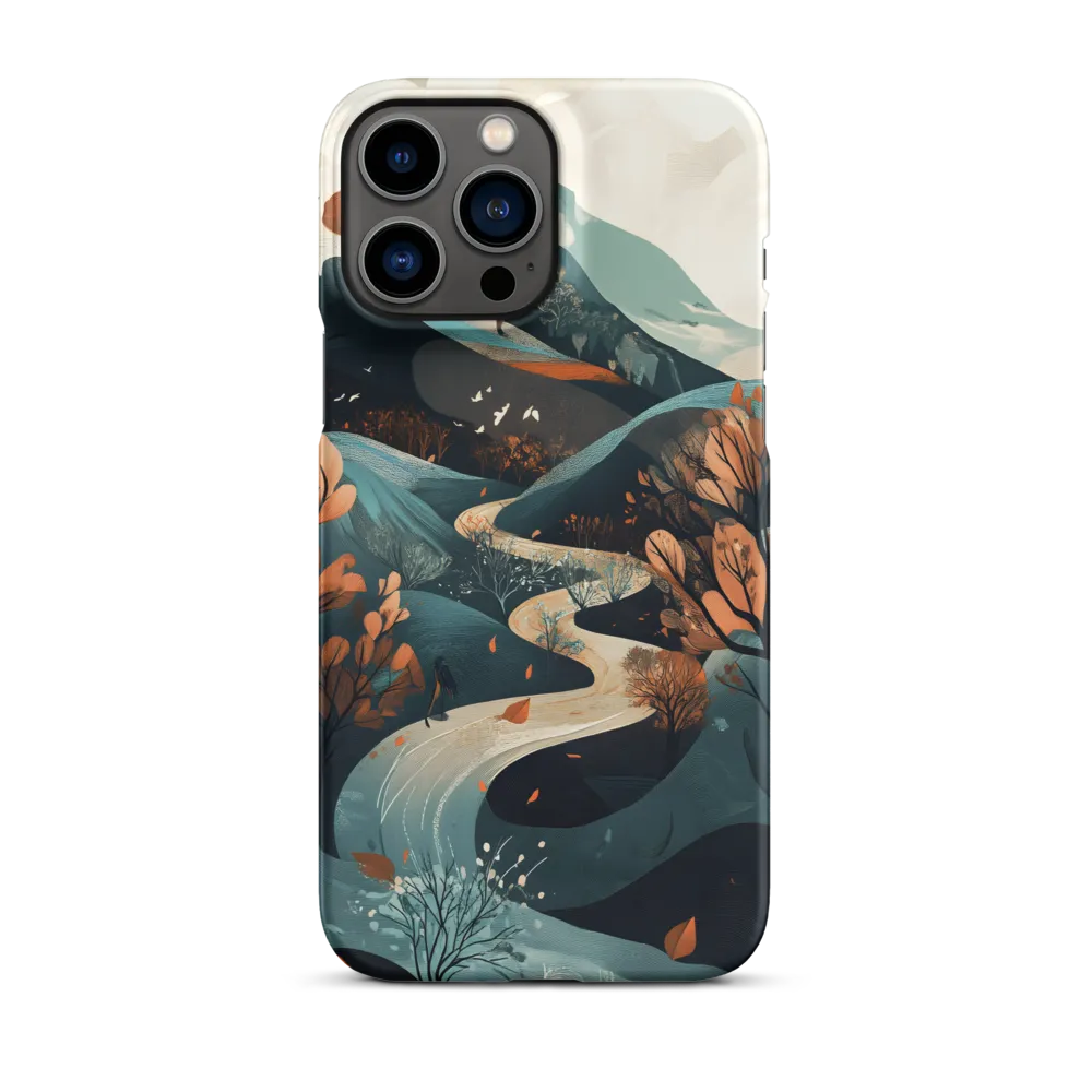 Whispers of Autumn: A Serene Journey | Phone Case |  13 Pro Max | Snap Case | Matte