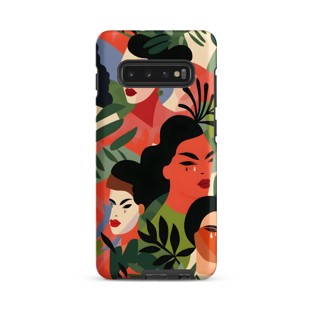 Harmony of Nature and Femininity | Phone Case |  S10 Plus | Tough Case | Matte