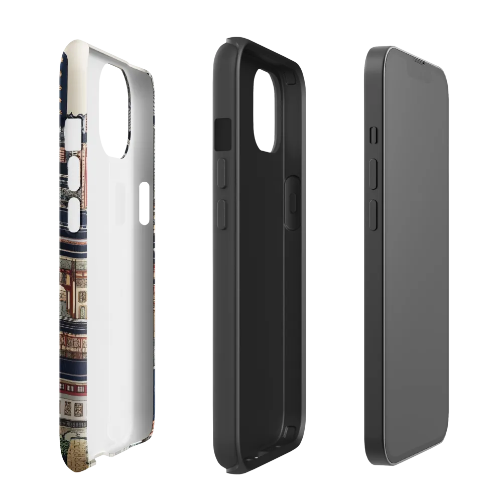 Urban Harmony: A Fusion of Tradition and Modernity | Phone Case |  13 | Tough Case | Glossy