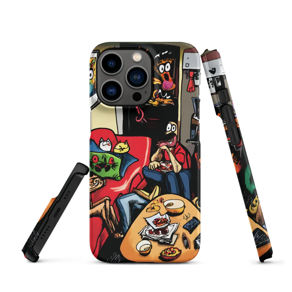Whimsical Gathering in a Colorful Realm | Phone Case |  13 Pro | Snap Case | Matte