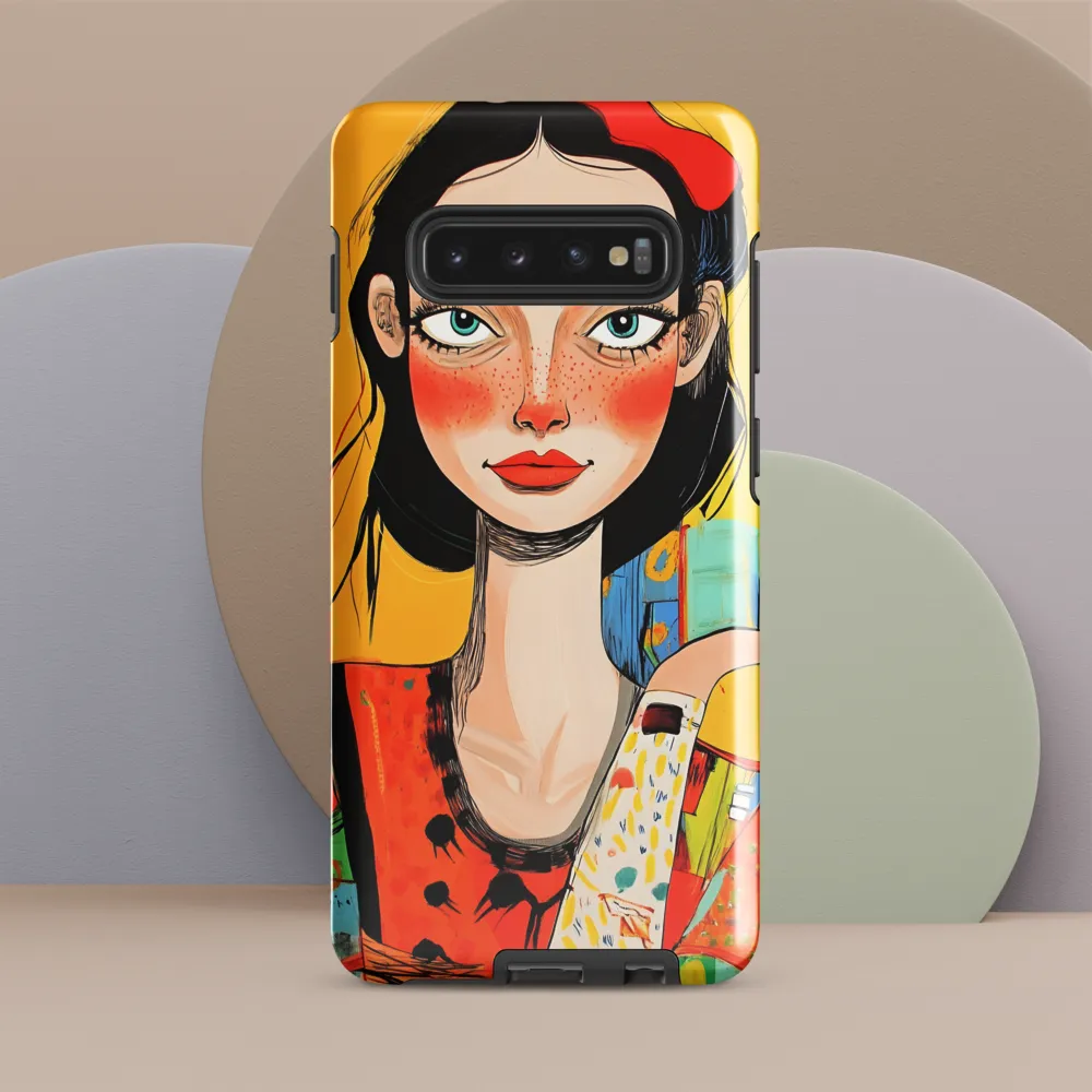 Playful Elegance | Phone Case |  S10 Plus | Tough Case | Glossy