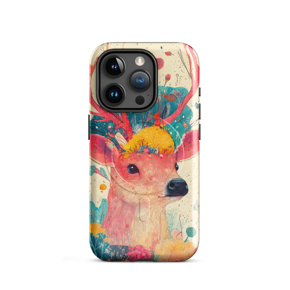 Whimsical Harmony: A Deer in Bloom