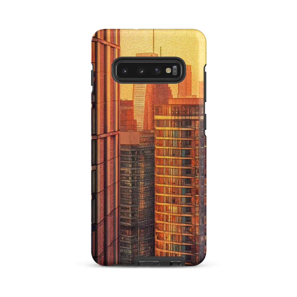 Urban Serenity at Sunset
