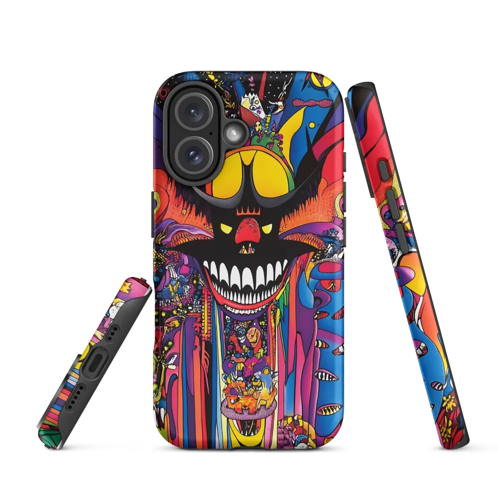 Whimsical Chaos: A Psychedelic Journey | Phone Case