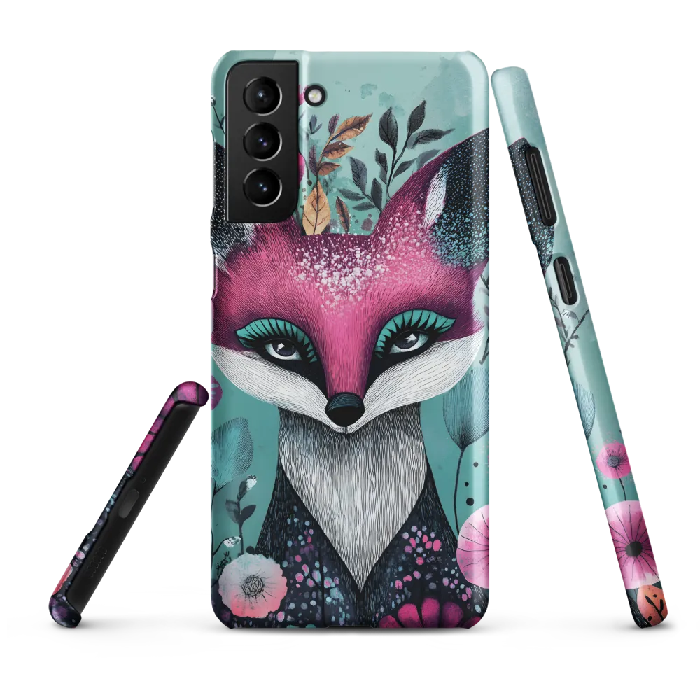 Whimsical Fox Among Blossoms | Phone Case |  S21 Plus | Snap Case | Matte