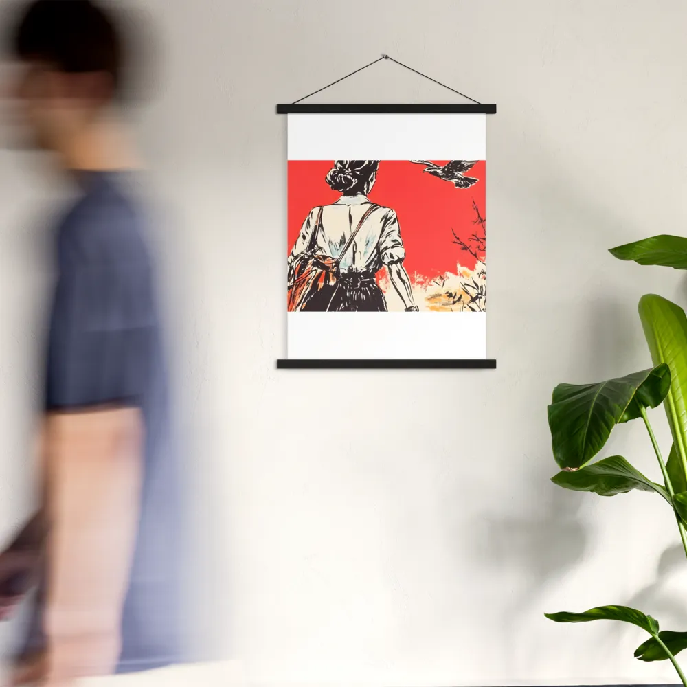 Journey Beyond the Horizon | Poster With Black Wood Hanger | 18″×24″