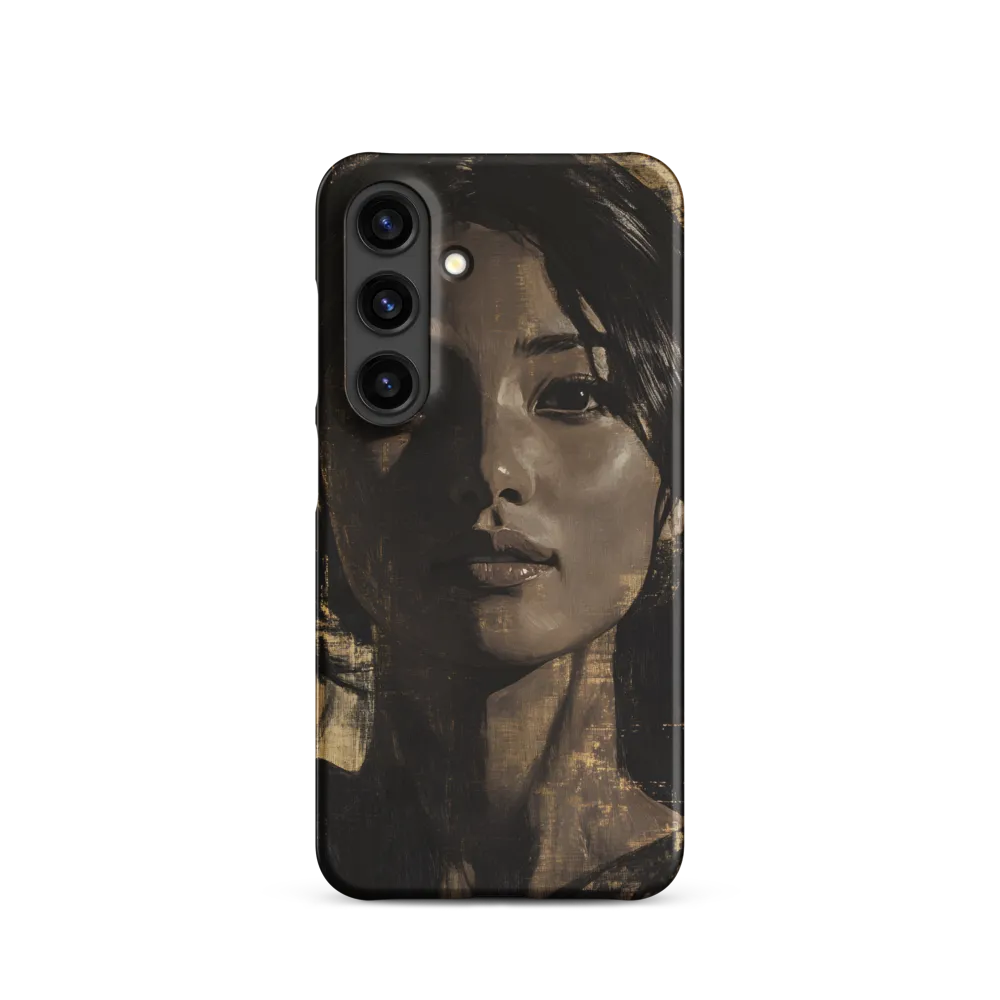 Golden Gaze: A Contemporary Portrait
