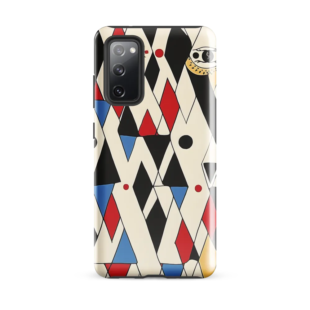 Dynamic Geometric Symphony | Phone Case |  S20 FE | Tough Case | Glossy