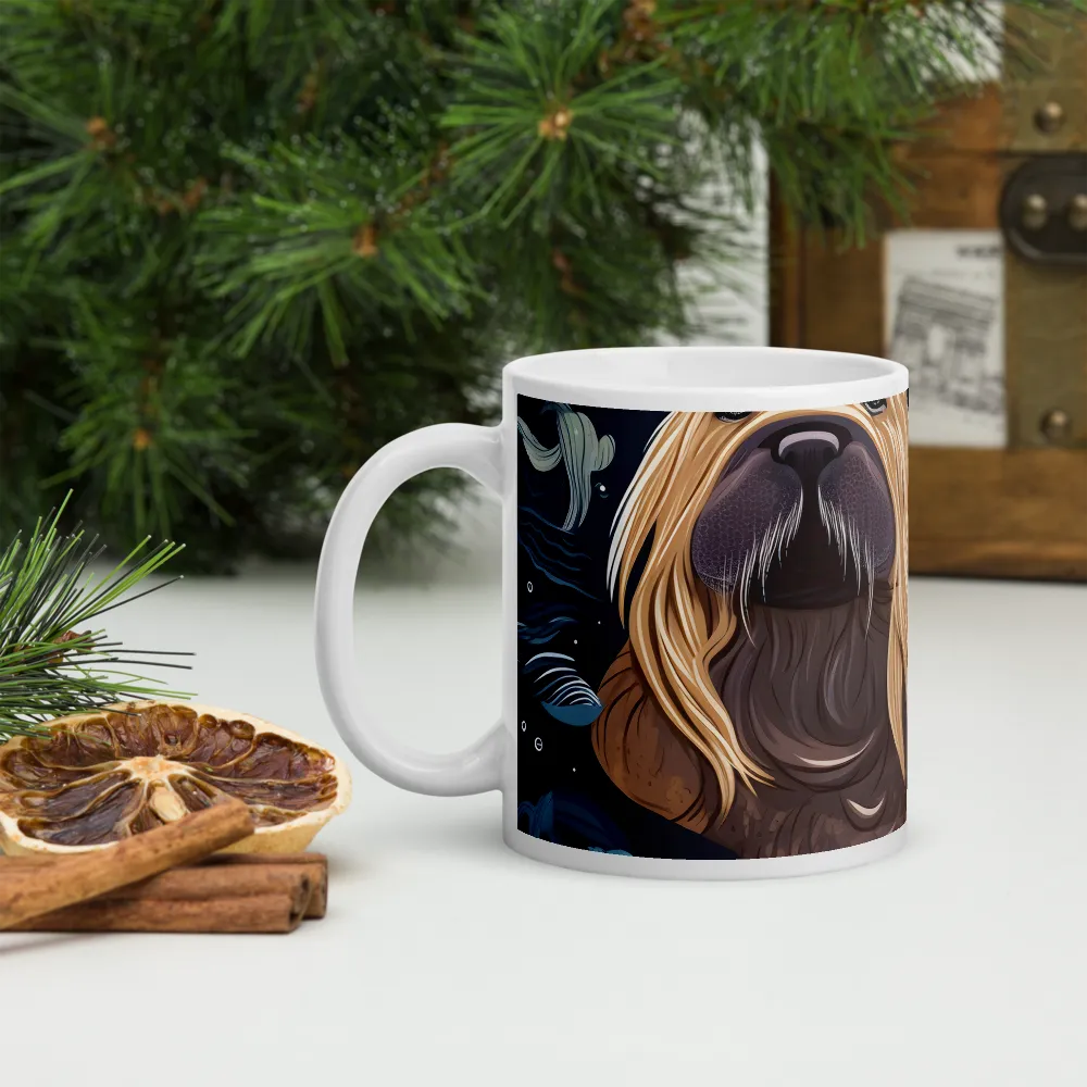 Whimsical Walruses in Deep Blue | Mugs | Multiple Sizes & Colors