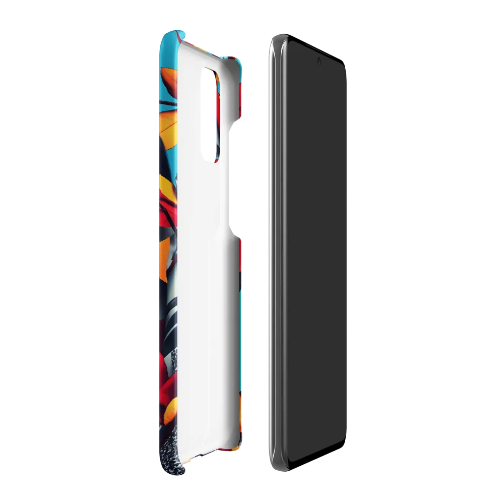 Futuristic Fusion: Nature Meets Technology | Phone Case |  S20 Plus | Snap Case | Matte