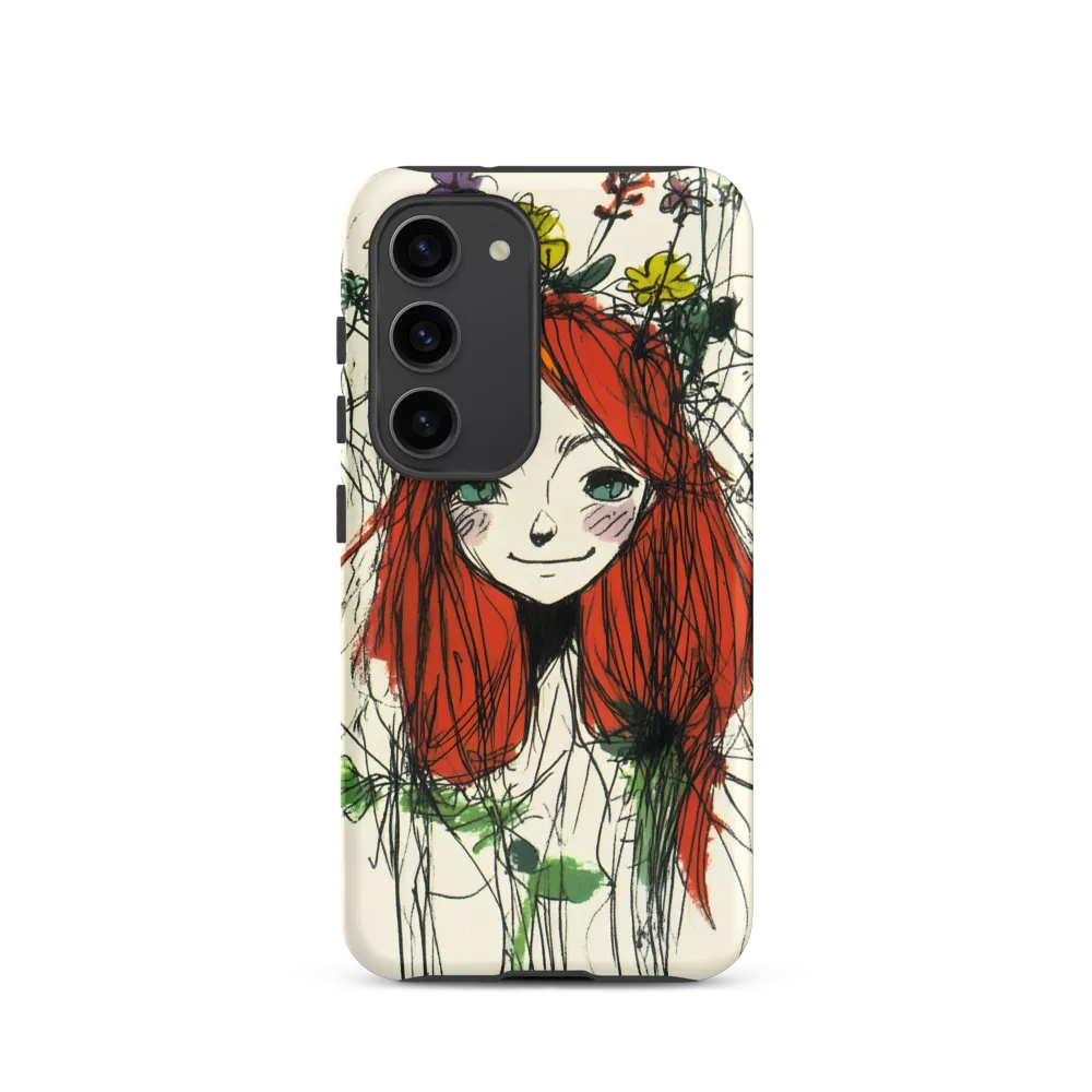 Whimsical Floral Portrait