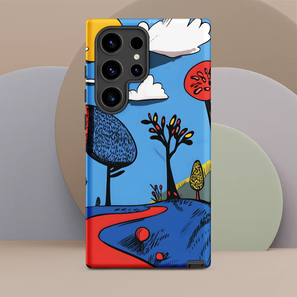 A Playful Journey Through Whimsical Woods | Phone Case |  S24 Ultra | Tough Case | Matte