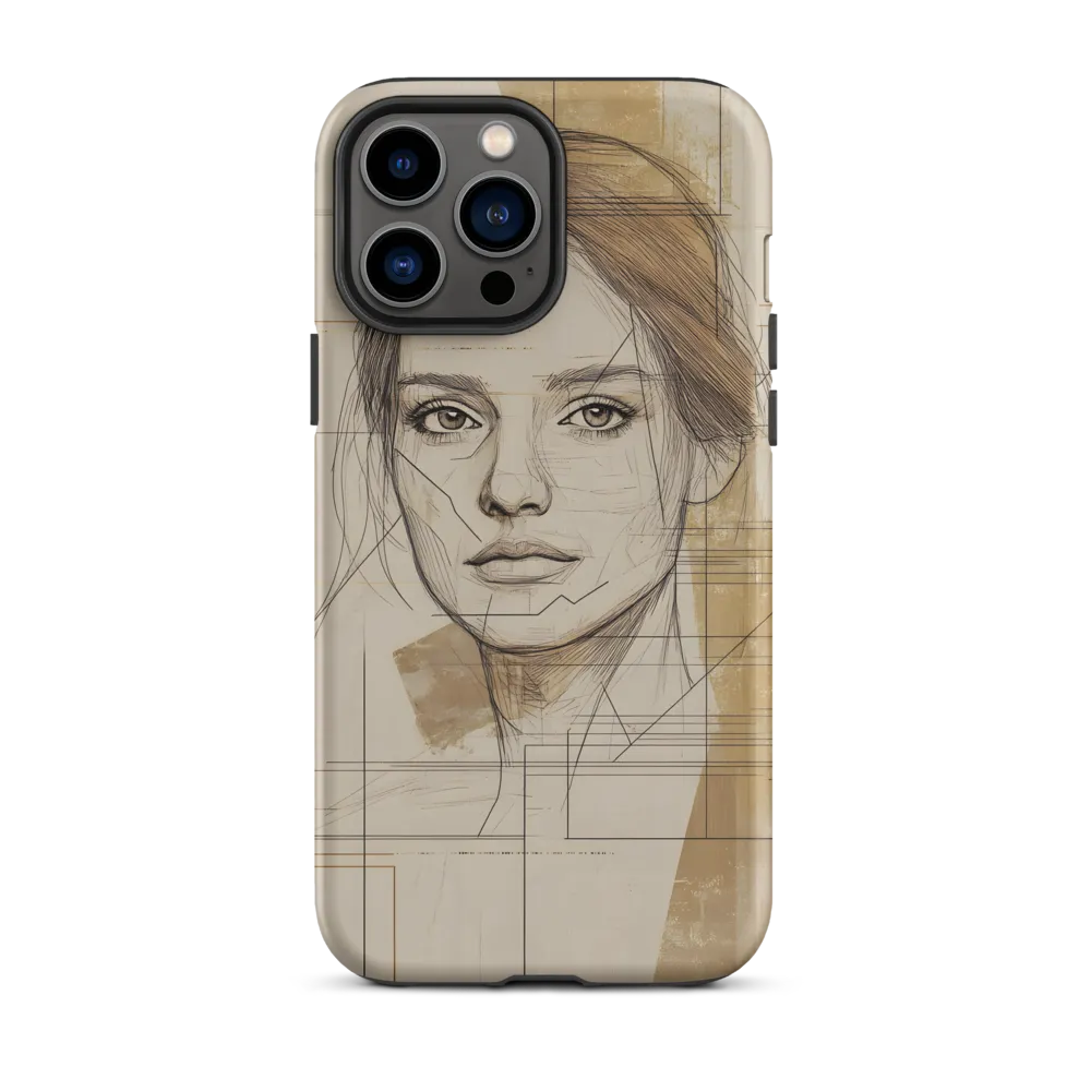 Geometric Elegance: A Modern Portrait